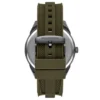 Ensemble montre et cordon en nylon gris métallisé