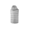Gilet à capuche décontracté en duvet « Gris »