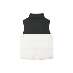 Gilet matelassé décontracté « Noir Blanc »