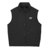 Gilet matelassé imprimé « Noir Violet Rose »