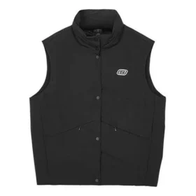 Gilet matelassé imprimé « Noir Violet Rose »