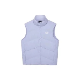 Gilet matelassé imprimé « Noir Violet Rose »
