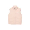 Gilet matelassé imprimé « Noir Violet Rose »