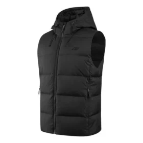 Gilet matelassé tissé « Noir »