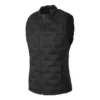 Gilet matelassé tissé « Noir »