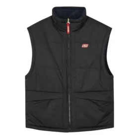 Gilet réversible à blocs de couleur de la série CNY « Noir Rouge Jaune »