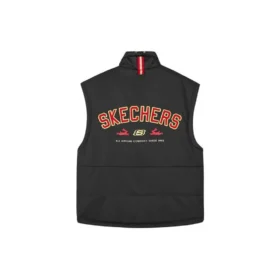 Gilet réversible à blocs de couleur de la série CNY « Noir Rouge Jaune »