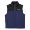 Gilet sans manches à col montant et petits logos patchwork « Multicolore »