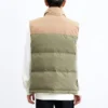 Gilet sans manches à col montant et petits logos patchwork « Multicolore »