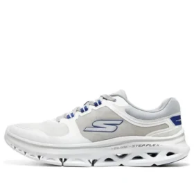 Go Run Glide-Step Flex « Blanc Gris Bleu »