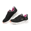 Go Run Swirl Tech « Noir Blanc Rose »