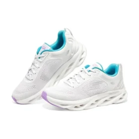 Go Run Swirl Tech « White Blue »