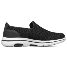 Go Walk 5 Chaussures à enfiler « Black White »