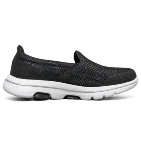 Go Walk 5 Chaussures à enfiler « Noir Blanc »