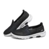 Go Walk 5 Chaussures à enfiler « Noir Blanc »