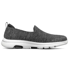 Go Walk 5 Mocassins Gris/Blanc