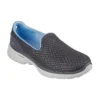 Go Walk 6 Low Loafer Gris/Bleu
