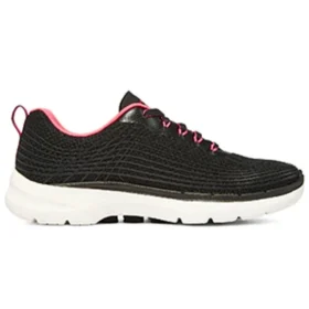 Go Walk 6 « Stunning Glow – Noir/Rose vif »