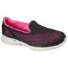 GOwalk 6 Cosmic Force Loafers Noir/Rose