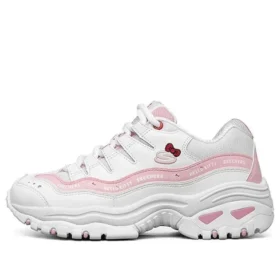 Hello Kitty x Skechers Low-Top Rose/Blanc