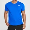Hommes Skechers Entraînement Course à pied Sport Tricot Manches courtes Bleu