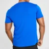 Hommes Skechers Entraînement Course à pied Sport Tricot Manches courtes Bleu