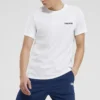 Imprimé tricoté, manches courtes, style couple, blanc