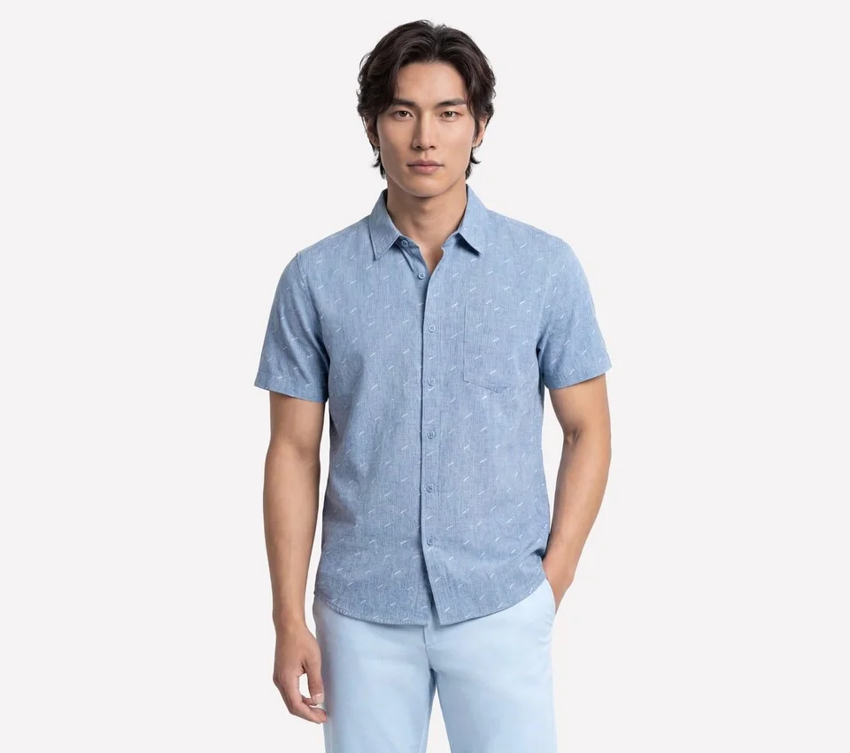 La chemise à manches courtes imprimée Go Walk Air La chemise à manches courtes imprimée Go Walk Air