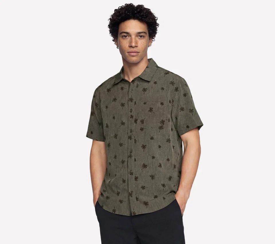 La chemise à manches courtes imprimée Go Walk Air La chemise à manches courtes imprimée Go Walk Air