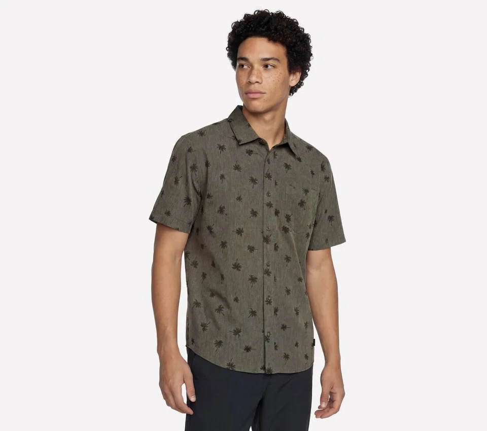 La chemise à manches courtes imprimée Go Walk Air La chemise à manches courtes imprimée Go Walk Air
