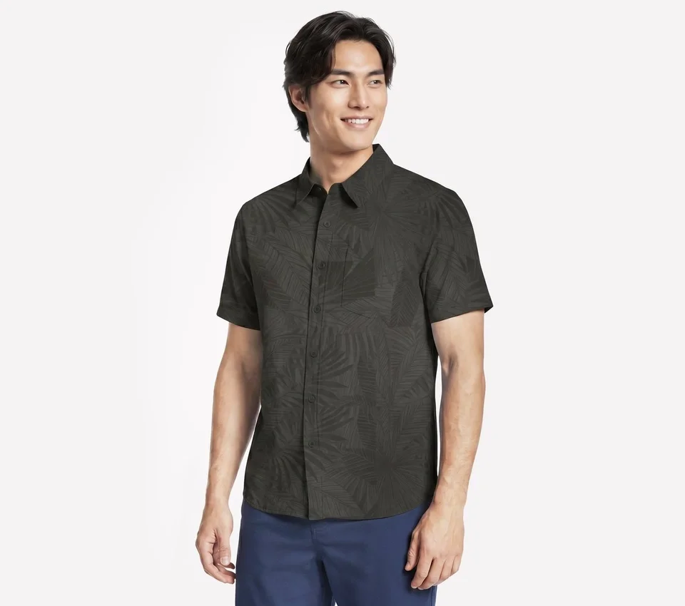 La chemise à manches courtes imprimée Go Walk Air La chemise à manches courtes imprimée Go Walk Air
