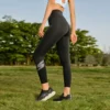 Legging de sport moulant « Noir Gris »