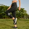 Legging de sport moulant « Noir Gris »