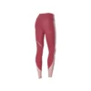 Leggings de fitness moulants en tricot à imprimé lettres « Bordeaux »