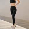 Leggings de sport imprimés « Noir »