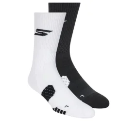 Lot de 2 paires de chaussettes de basket-ball de performance