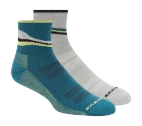 Lot de 2 paires de chaussettes de randonnée mi-mollet pour homme