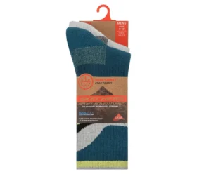 Lot de 2 paires de chaussettes de randonnée pour homme