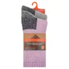 Lot de 2 paires de chaussettes mi-longues en laine pour femme Lot de 2 paires de chaussettes mi-longues en laine pour femme