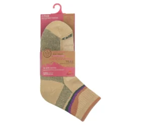 Lot de 2 paires de chaussettes Trail Quarter pour femmes