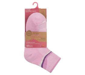 Lot de 2 paires de chaussettes Trail Quarter pour femmes