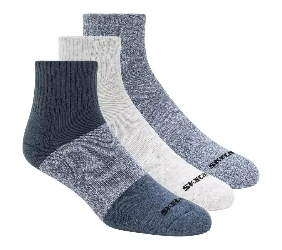 Lot de 3 paires de chaussettes courtes à blocs de couleur pour homme Lot de 3 paires de chaussettes courtes à blocs de couleur pour homme