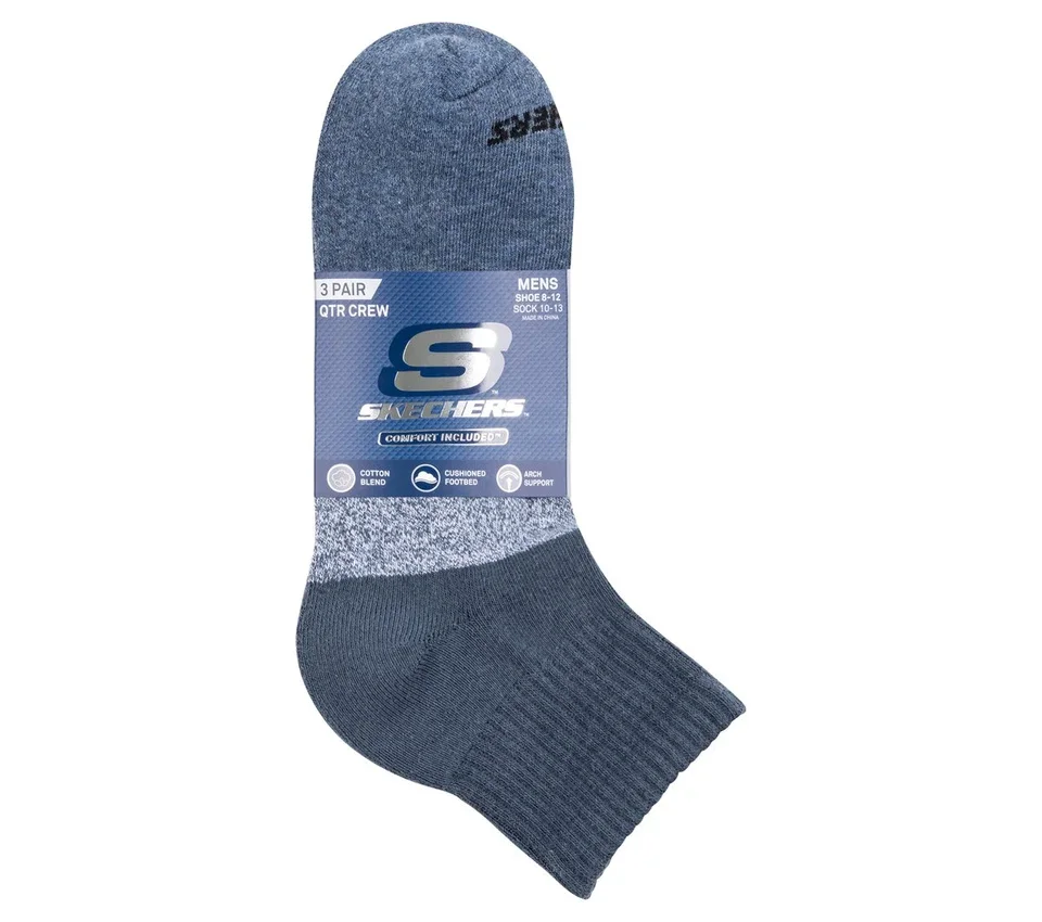 Lot de 3 paires de chaussettes courtes à blocs de couleur pour homme Lot de 3 paires de chaussettes courtes à blocs de couleur pour homme