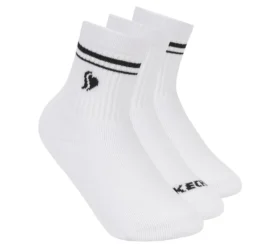 Lot de 3 paires de chaussettes courtes côtelées pour filles