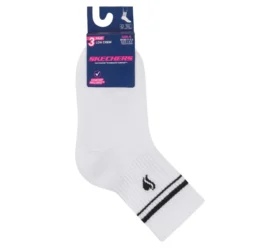 Lot de 3 paires de chaussettes courtes côtelées pour filles