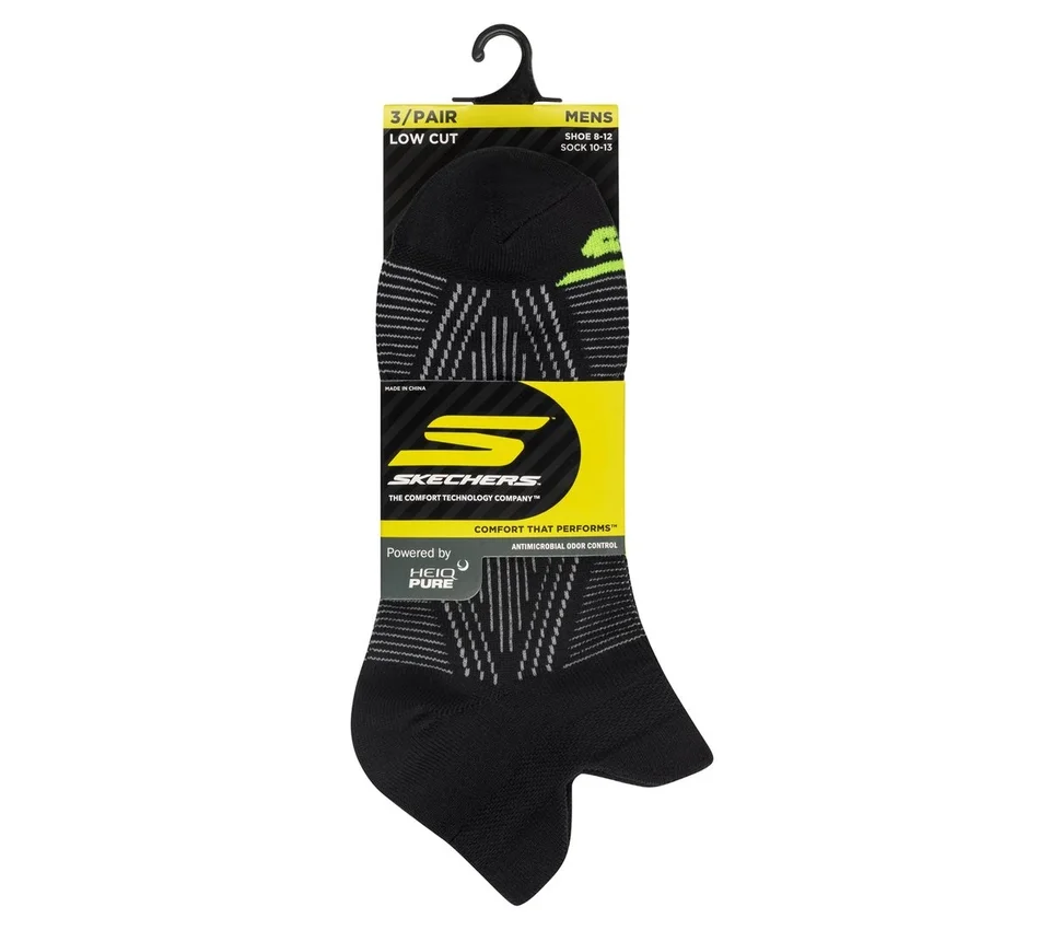 Lot de 3 paires de chaussettes courtes à motifs Performance pour homme Lot de 3 paires de chaussettes courtes à motifs Performance pour homme