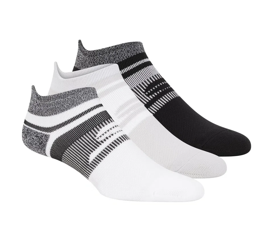 Lot de 3 paires de chaussettes de course basses pour femmes avec languette au talon Lot de 3 paires de chaussettes de course basses pour femmes avec languette au talon