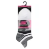 Lot de 3 paires de chaussettes de course basses pour femmes avec languette au talon Lot de 3 paires de chaussettes de course basses pour femmes avec languette au talon