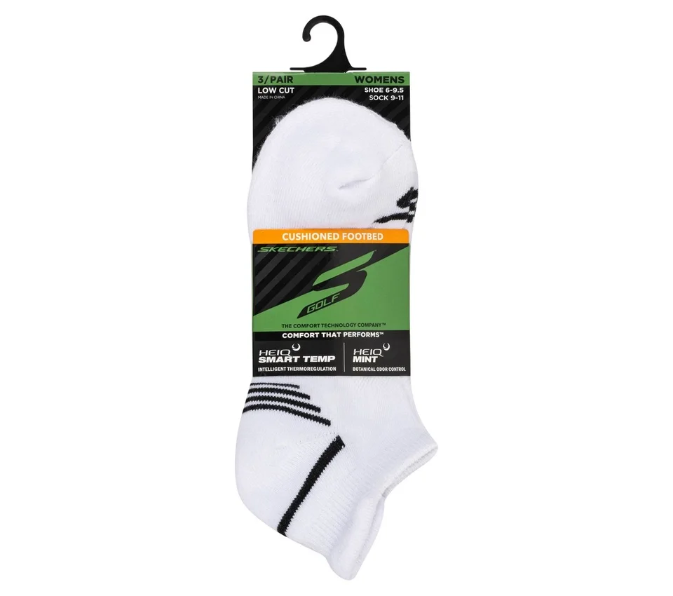 Lot de 3 paires de chaussettes de golf basses Performance pour femmes Lot de 3 paires de chaussettes de golf basses Performance pour femmes
