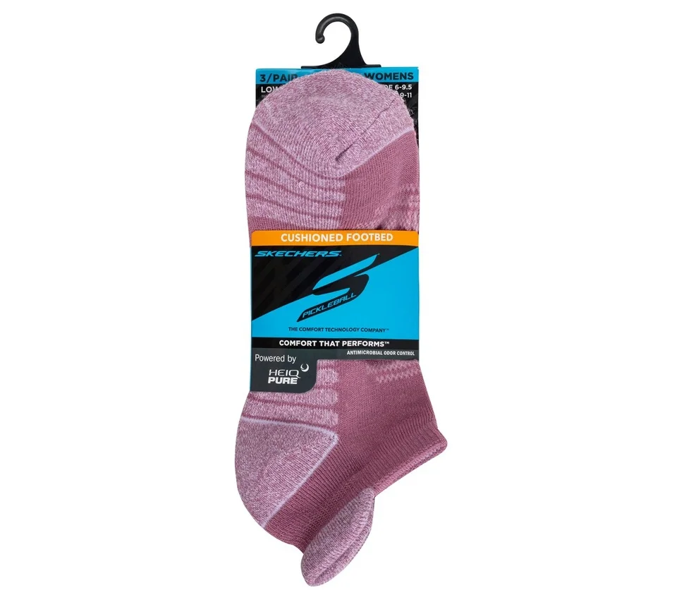Lot de 3 paires de chaussettes de pickleball de performance pour femmes Lot de 3 paires de chaussettes de pickleball de performance pour femmes